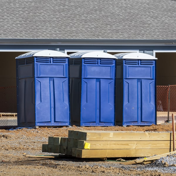 is there a specific order in which to place multiple portable restrooms in Kenna New Mexico